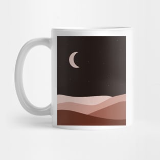 Boho Mountain Moon Version Mug